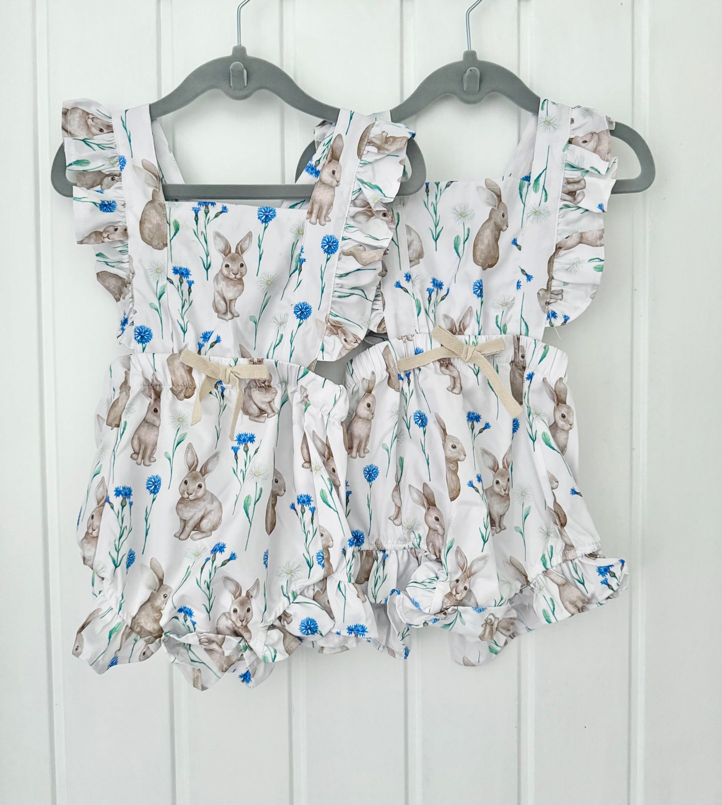 Amazon Matching Rompers : 9-12