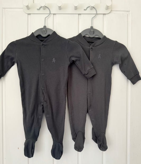 Wooliesbabes Matching Sleepsuits: Prem Baby