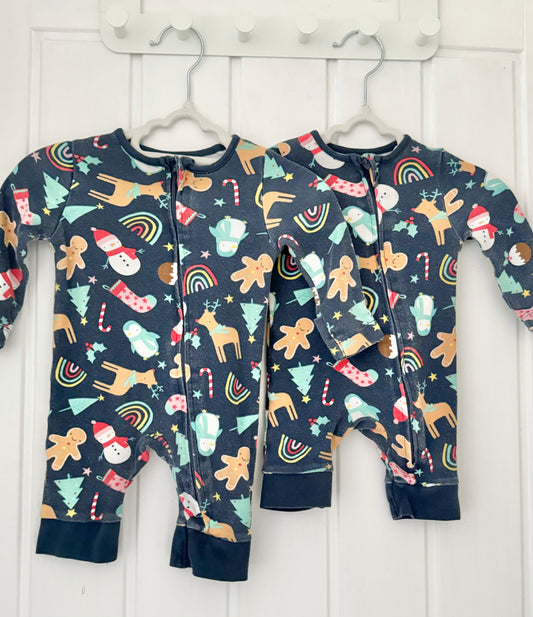 TU Matching Sleepsuits: Wonky 0-1 and 0-3