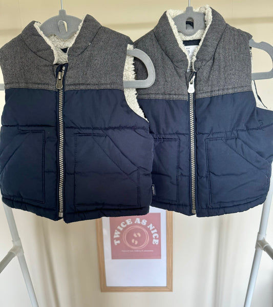 Baby Gap Matching Gillets: 6-12