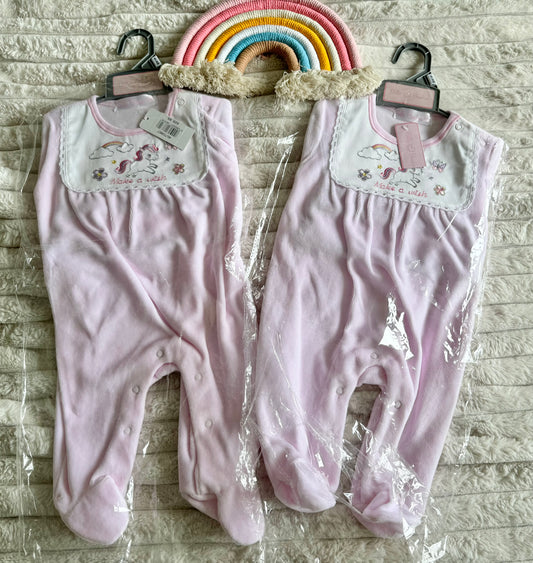 Bella Bambini Matching Sleepsuits: 6-9