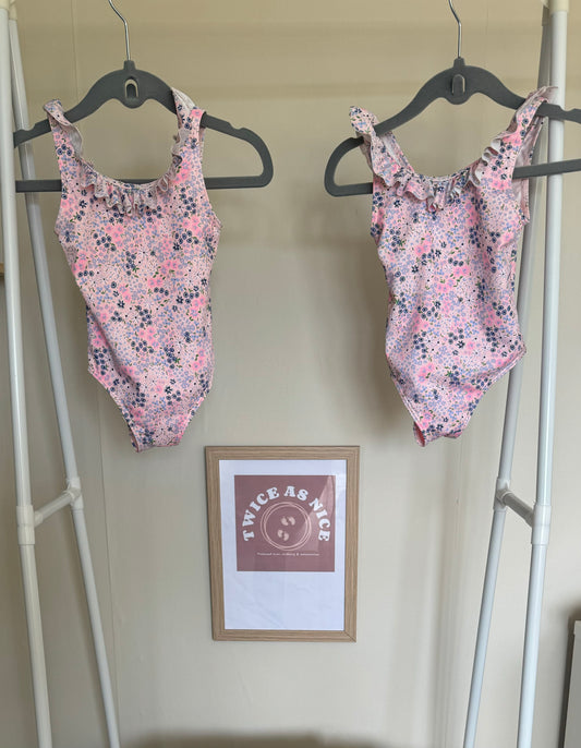 F&F Matching Swimming Costume: 12-18