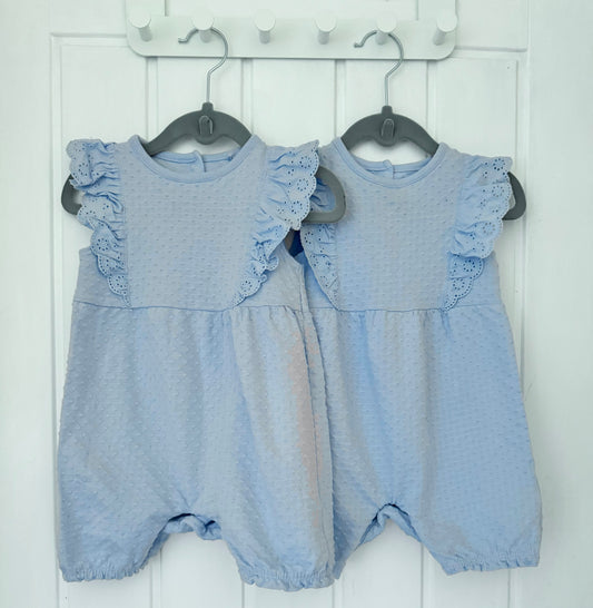 F+F Matching Playsuits: 9-12