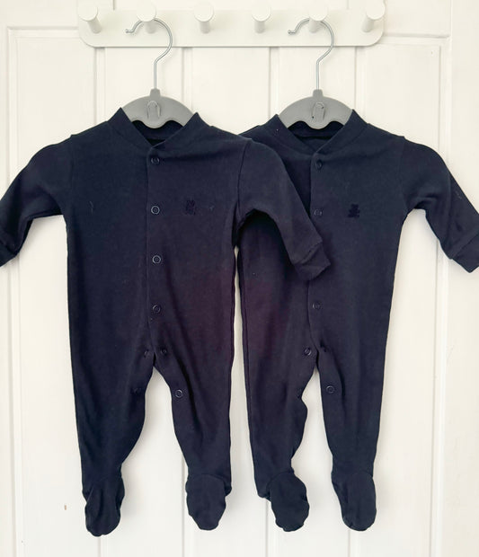 Wooliesbabes Matching Sleepsuits: Prem Baby